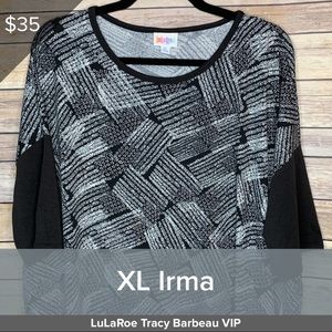 LuLaRoe XL Irma top